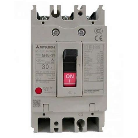 Mitsubishi Triple Pole Nf Sv P A Moulded Case Circuit Breaker