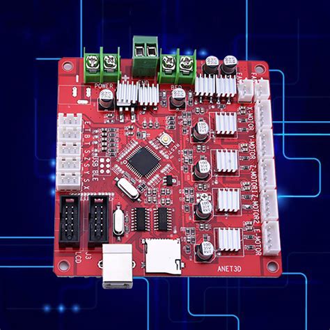 D Printer Control Motherboard For Anet V Printer Control Reprap