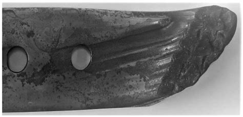 the face of the Hardox 500 steel element Rys. 5. Powierzchnia czołowa ...