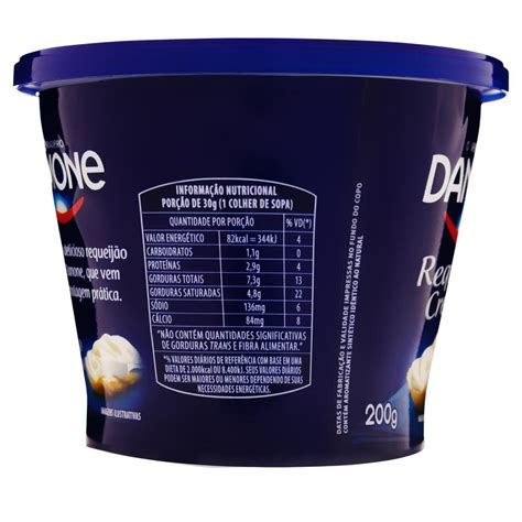 Requeijão Cremoso Tradicional Danone Pote 200g Tateno Supermercado