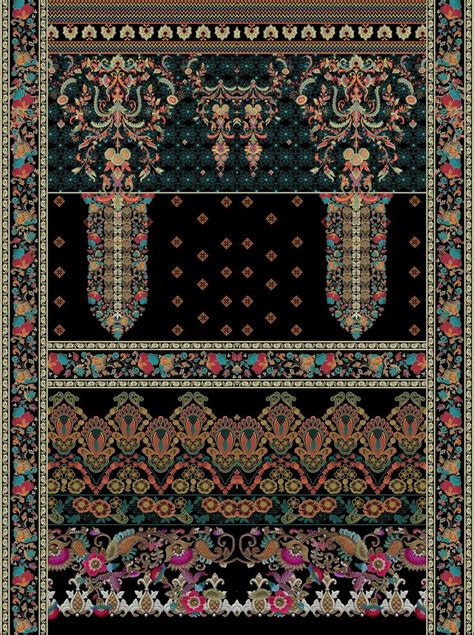 Pin By Mariyam Khalid On D Art Deco Pattern Digital Borders Design