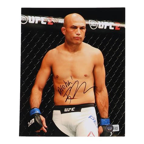 B J Penn Signed Ufc 8x10 Photo Inscribed Aloha Beckett Pristine