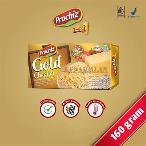 PROCHIZ PROCHIZ GOLD Processed Cheddar Cheese 160gram Shopee Malaysia