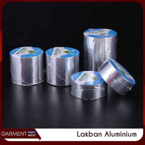 Jual Lakban Anti Bocor Alumunium Foil Tape Isolasi Tahan Panas Air