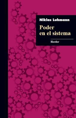 Poder En El Sistema Niklas Luhmann Herder M Xico Editorial Herder Mx