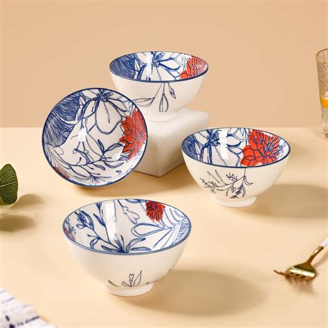 Contemporary Snack Bowls Set Of 4 300ml Online Premium Snack Bowl