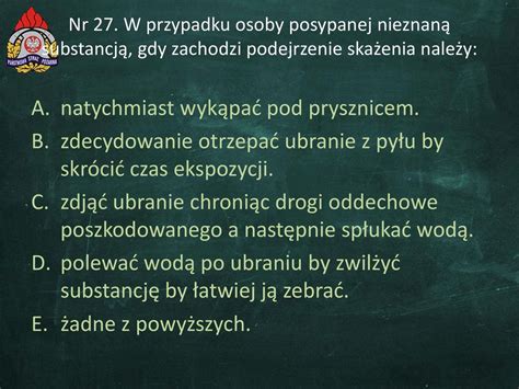 PYTANIA DO EGZAMINU Z ZAKRESU KWALIFIKOWANEJ PIERWSZEJ POMOCY Ppt Pobierz