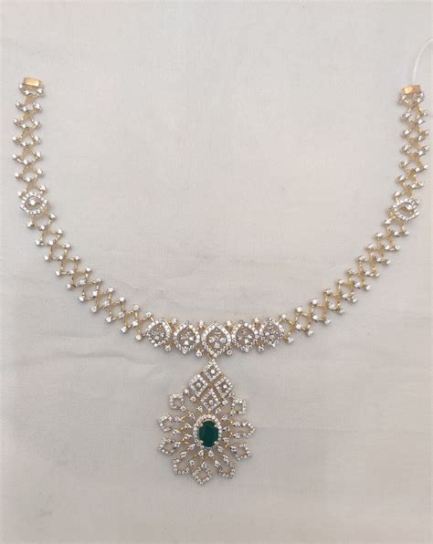 Exquisite Diamond Necklace Diamond Jewelry Set Diamond Wedding