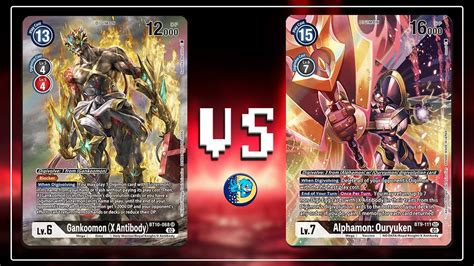 Gankoomon Vs Alphamon Digimon Tcg Local Match Bt Youtube