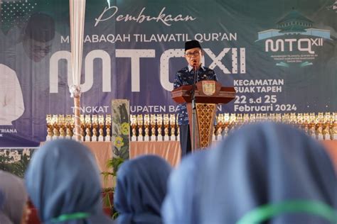 Buka Mtq Tingkat Kabupaten Ini Pesan Pj Bupati Banyuasin Saungnews