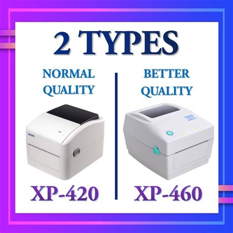 Xprinter Xp 420b Xp 460b Thermal Printer Awb Airway Bill Consignment Note A6 Printing With