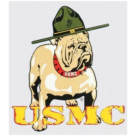 Usmc Bulldog Decal Devil Dog Depot