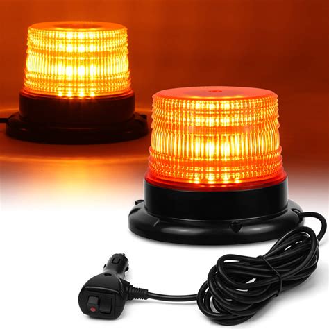 Buy LINKITOM LED Strobe Light 12V 24V Amber 40 LED Warning Safety