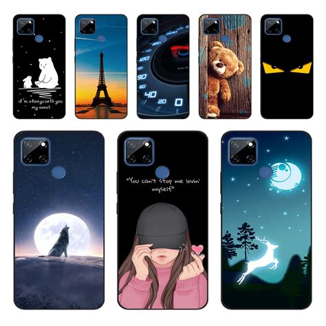 For Realme 7i RMX2193 Case Soft Silicone Back Cover Phone Cases For