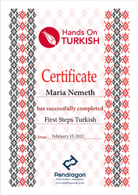 Our Turkish Language Tests Certificates And Digital Badges