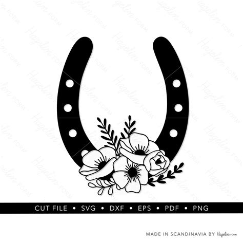 Horse Shoe Svg Horse Svg Horseshoe Svg Horse Shoe Floral Etsy México