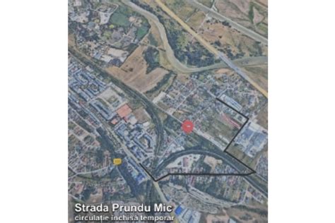 SE ÎNCHIDE TEMPORAR CIRCULAȚIA PE STRADA PRUNDU MIC ANUNȚUL A FOST