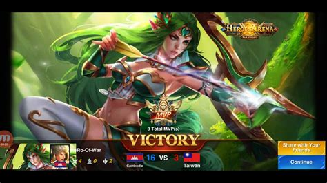 Heroes Arena The Best Hero Sylvis Lucent My Favorite Hero Youtube