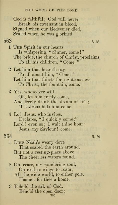 The Presbyterian Hymnal Page 365 Hymnary Org