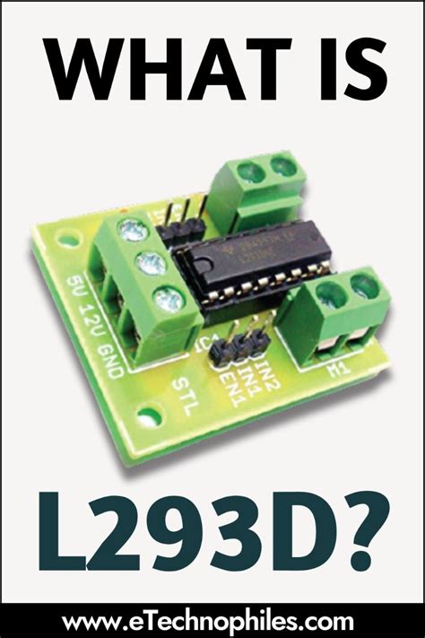 L D Motor Driver Pinout Datasheet Arduino Connections Artofit