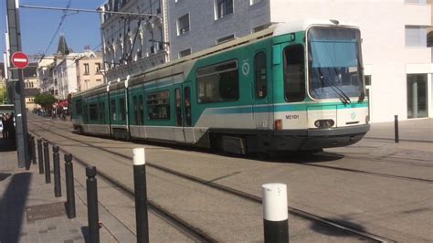 Gare De Saint Denis Lignes T1 Et T8 Tramway DIle De France YouTube