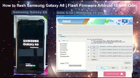 How To Flash Samsung Galaxy A6 Firmware Android 10 With Odin