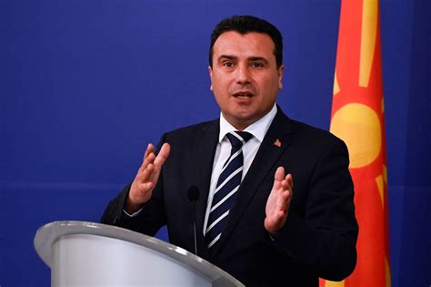 North Macedonia Premier Zoran Zaev Steps Down To Open Path For