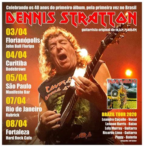 Leandro Caçoilo Realizará Turnê Com Dennis Stratton Ex Iron Maiden