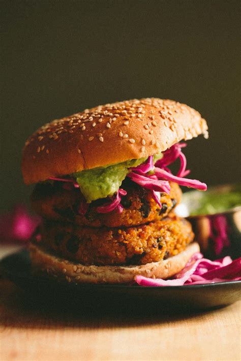 Vegan Sweet Potato Quinoa Burger Recipe Besto Blog