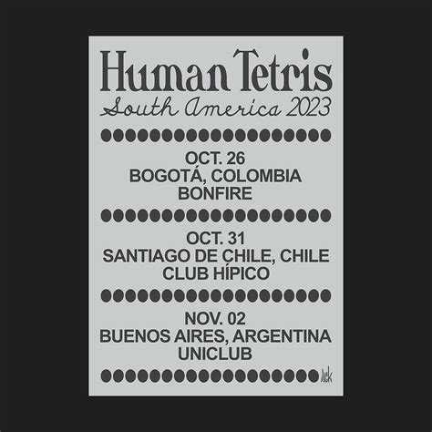 Human Tetris En Bogot Colonia Records