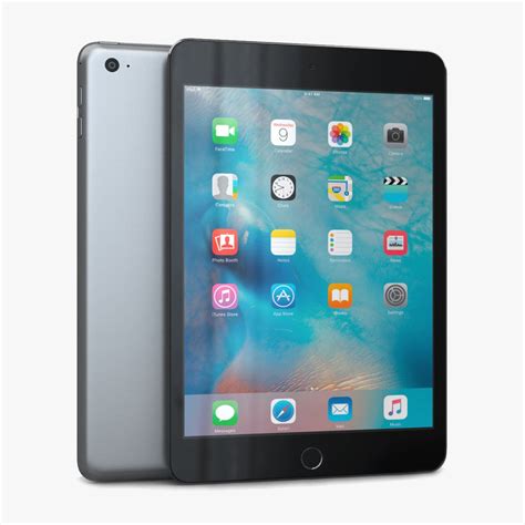 Apple Ipad Mini Gris Espacial Modelo D Ds C D Fbx Obj