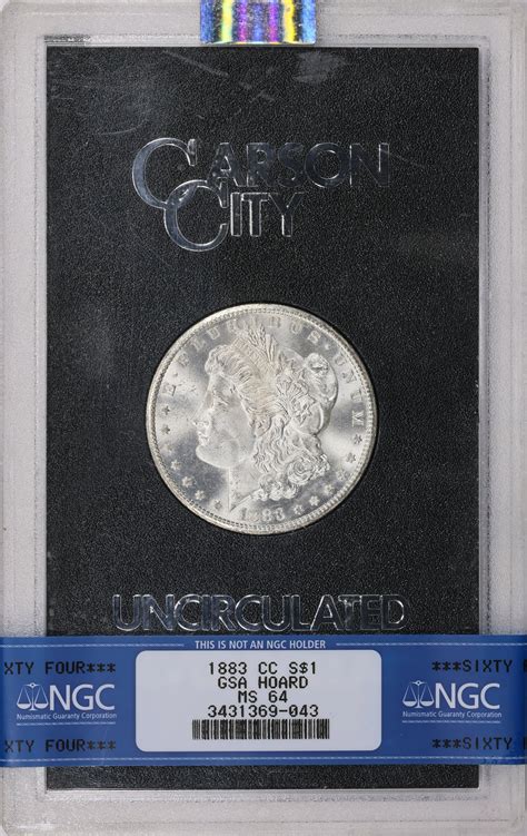 Cc Morgan Silver Dollar Gsa Hoard Ngc Ms Gsa Holder With Gsa