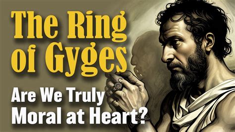 The Ring Of Gyges Are We Truly Moral At Heart YouTube