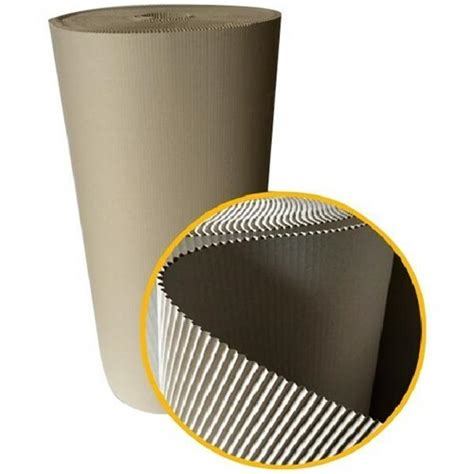 Corrugated Single Face Cardboard Roll B Flute 3mm 300mm X 75m Shop 24