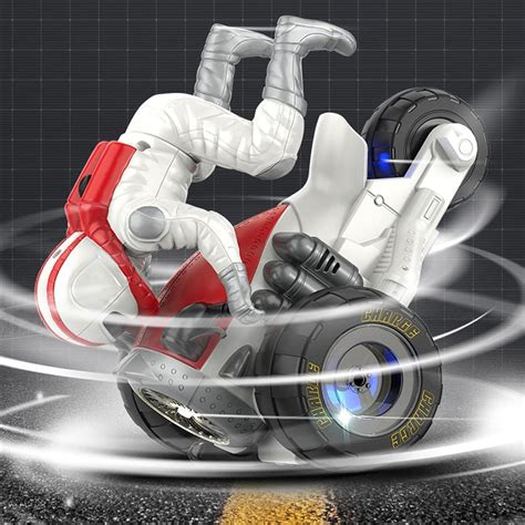 360° Spinning Action Stunt Motorcycle Trendytoysco