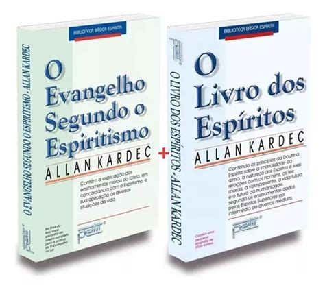 Kit O Evangelho Segundo Espiritismo O Livro Dos Espíritos De Allan