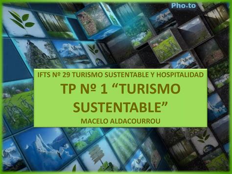 Turismo Sustentable Ppt