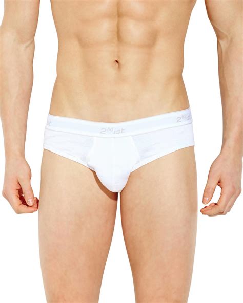 Lyst 2xist 3 Pack 100 Cotton No Show Briefs In White For Men