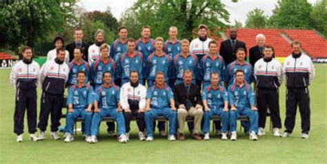 England Team Photograph Canterbury Kent 06 May 1999 ESPNcricinfo