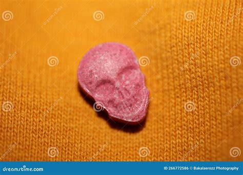 Purple Skulls World`s Strongest Ecstasy Pills With Mdma Close Up