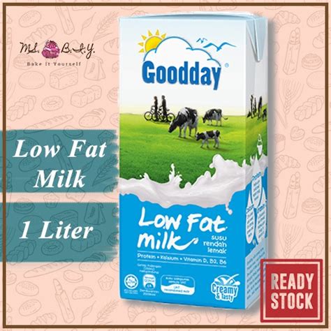 Ready StockGOODDAY UHT Assorted Milk Susu UHT 1liter Low Fat Milk