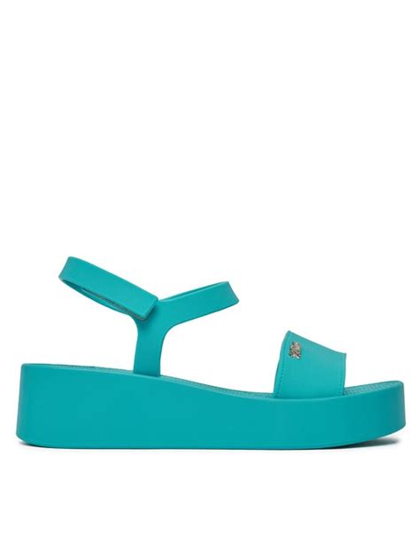 Melissa Sandali Melissa Sun Laguna Platform Ad 35755 Turchese Modivo It