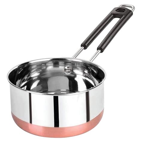 Buy Panca Tea Pan Stainless Steel Copper Bottom Sauce Pan Milk Pan