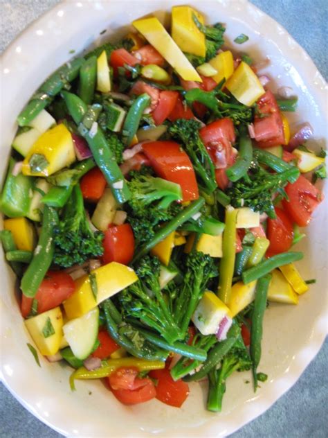 Marinated Vegetable Salad Recipe — Dishmaps