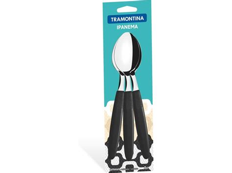 Conjunto De Cucharas Tramontina Ipanema Negro Acero Inox Worten Es