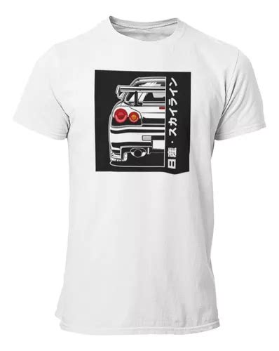 Camiseta Camisa Estampa Gearhead Carro Nissan Skyline Gtr 9