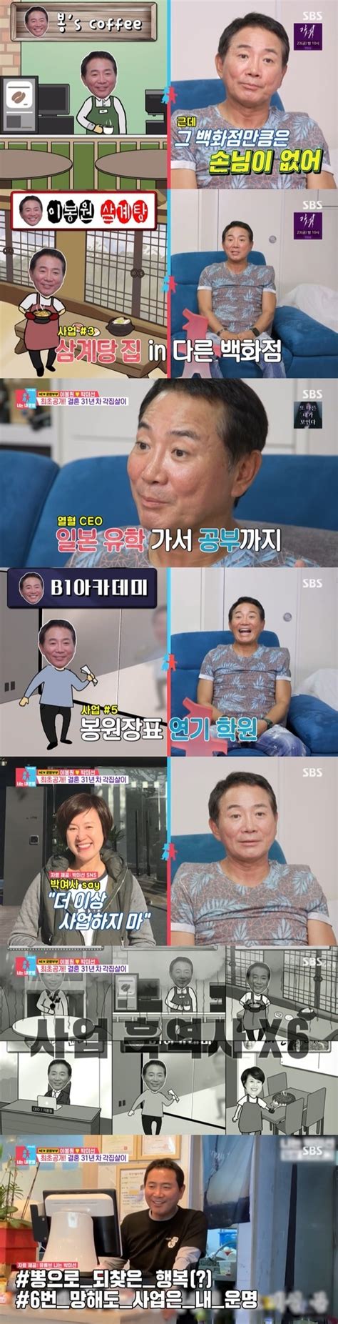 박미선♥ 이봉원 단란주점→고깃집 다 망해여섯번 사업 실패 Retv 뉴스1