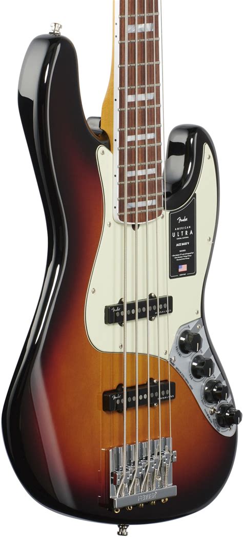 Fender American Ultra Jazz V Electric Bass 5 String Rosewood