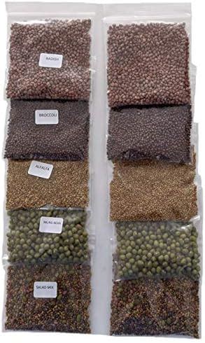 Amazon Heirloom Sprouting Microgreen Seed Variety Pack