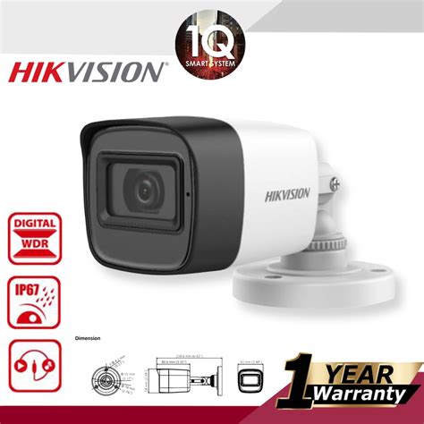 DS 2CE16D0T ITPFS HIKvision 2MP Audio Fixed Mini Bullet Camera